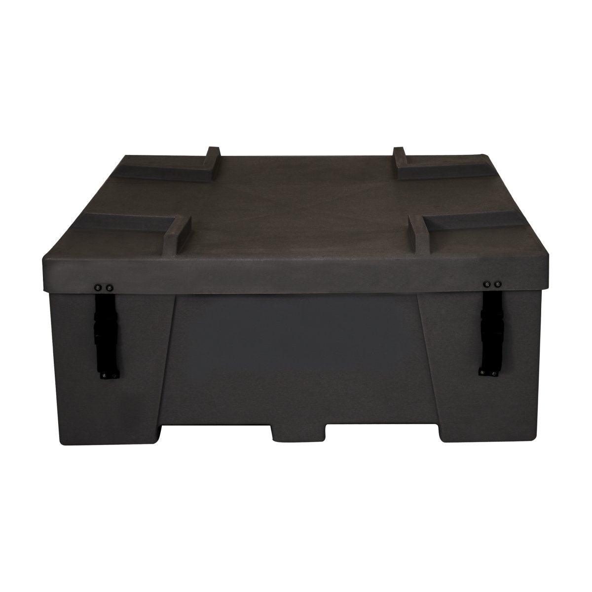 Durable shipping case designed for secure transport at trade shows, exhibitions, and special events