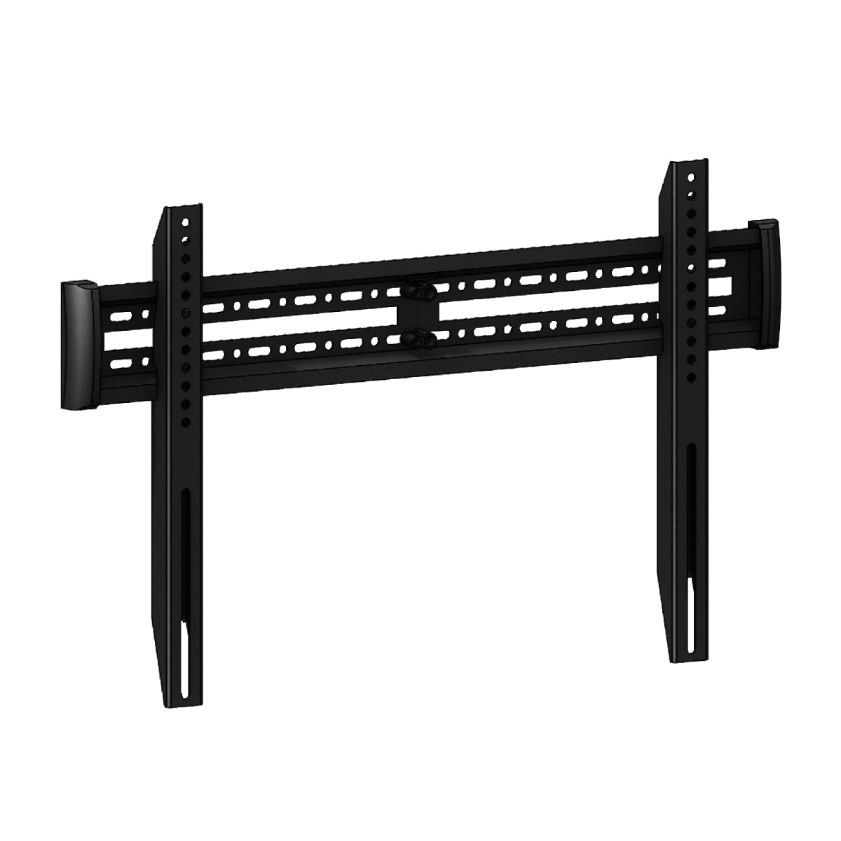 Heavy-duty monitor bracket for mounting large displays on orbital truss at trade shows and events