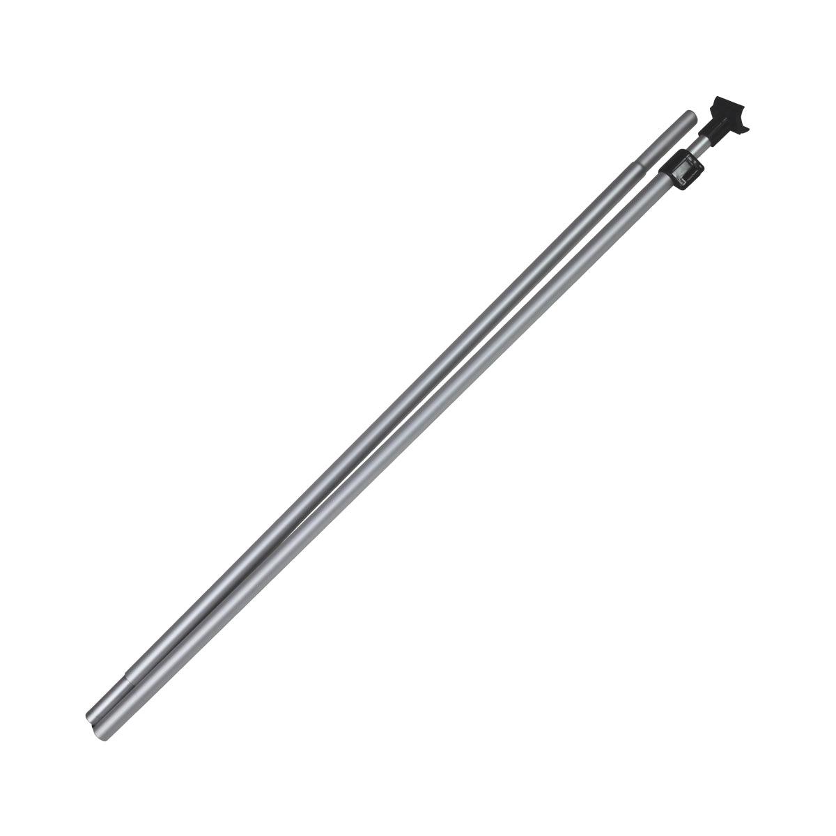 Adjustable support poles for double-sided banner stands used in trade shows and exhibitions