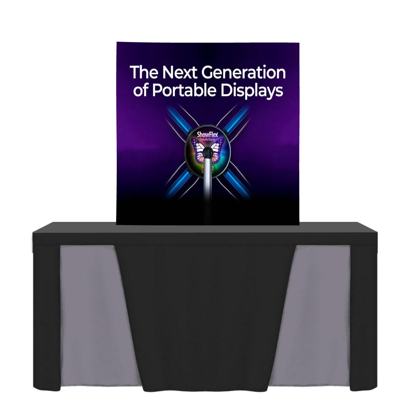 ShowFlex B2 Tabletop Display (38"w x 38"h) - TradeShowPlus