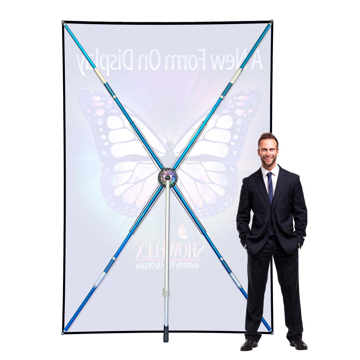 ShowFlex F3 Freestanding Display (72"w x 107"h) - TradeShowPlus