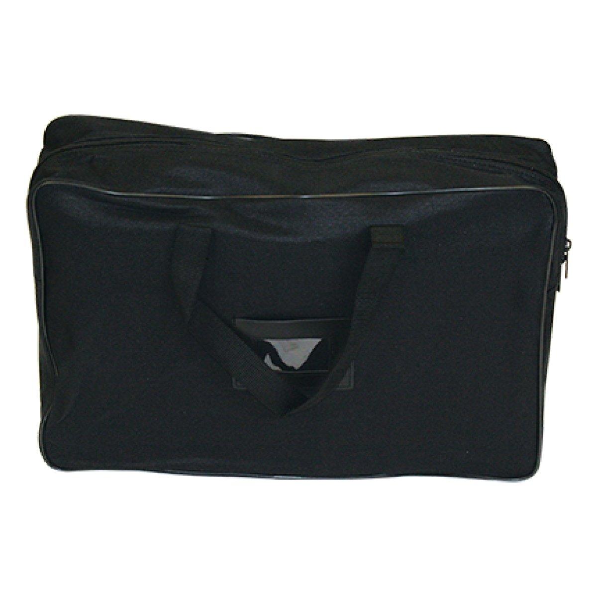 Portable soft case with handles for safely transporting trade show and exhibition table throws