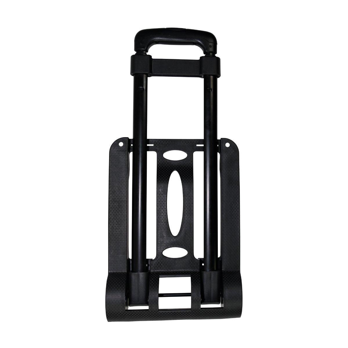 collapsible trolley cart with telescopic handle for easy transport at trade shows and exhibitions