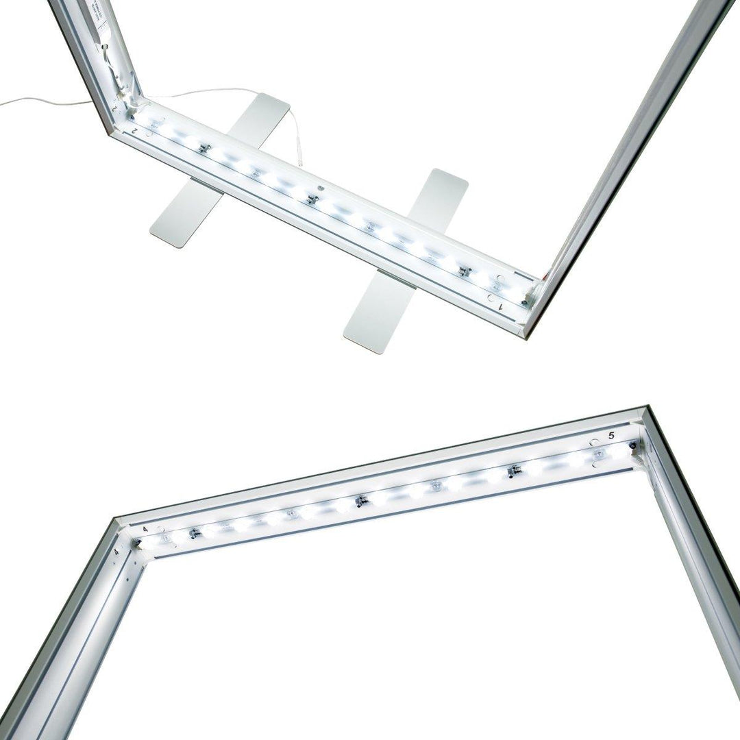 Vector Frame Essential 8ft Lightbox S-01 - TradeShowPlus