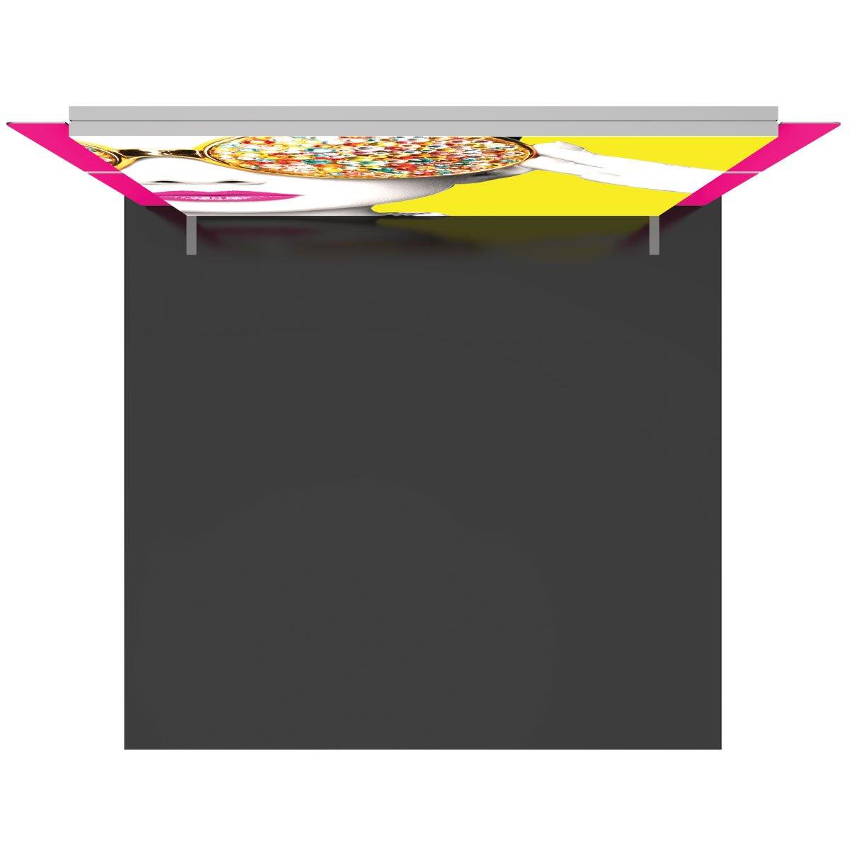 10ft backlit trade show display frame with vibrant graphic for exhibition and event marketing