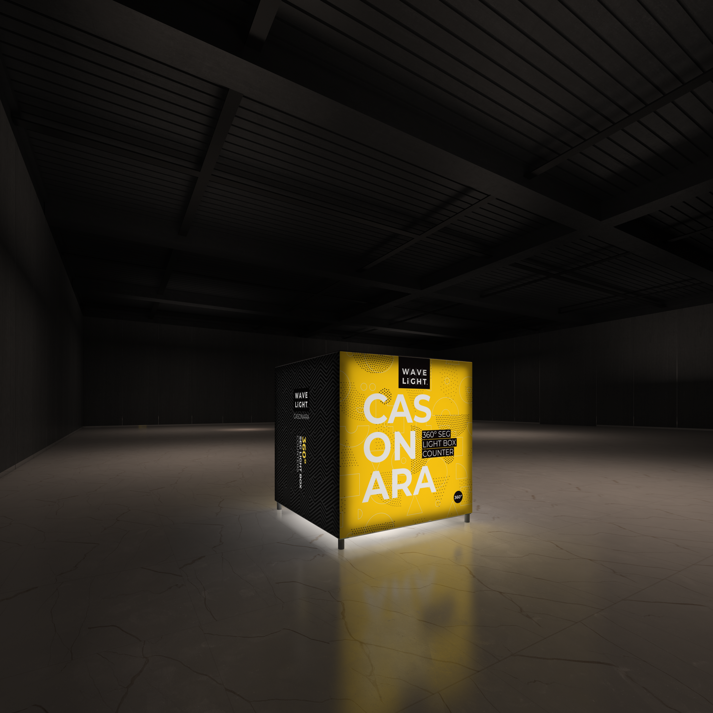 WaveLight Casonara SEG Light Counter Display - 100L