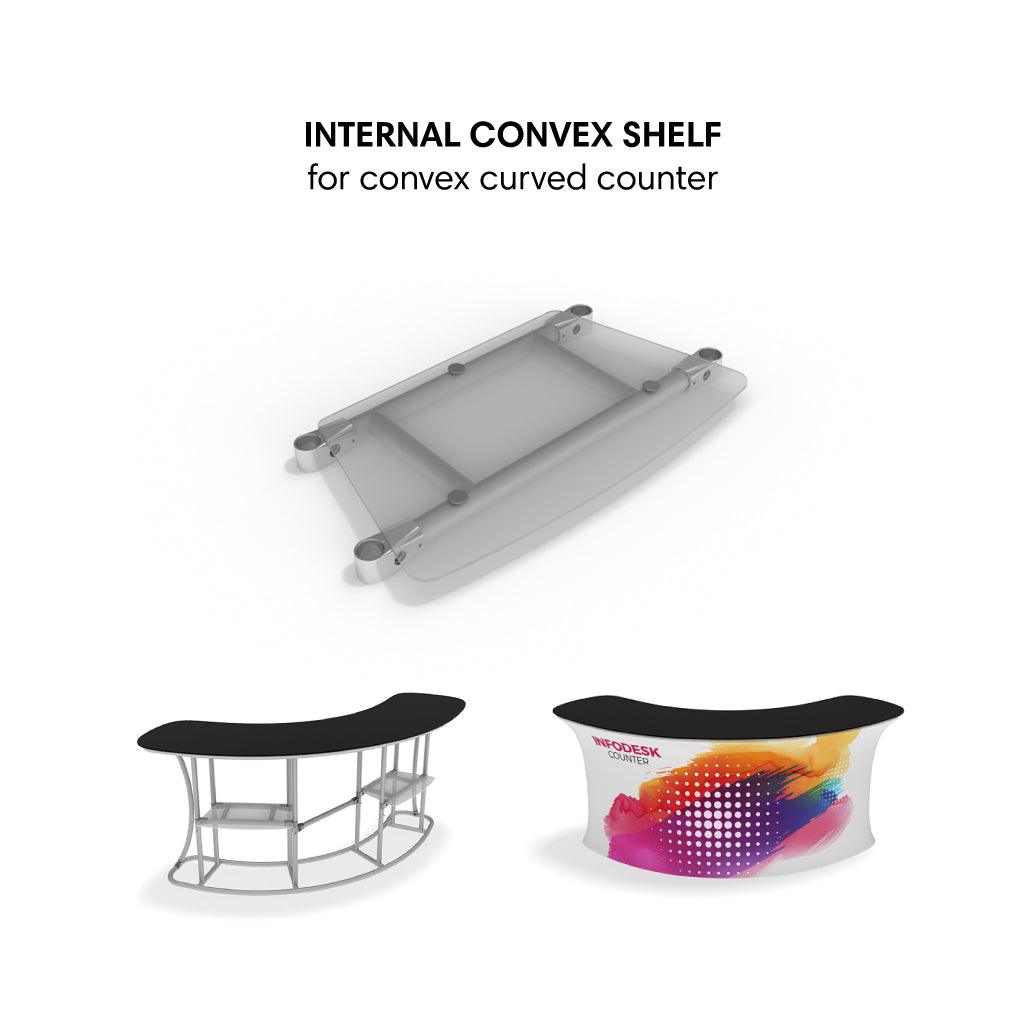 WaveLine InfoDesk Internal Shelving - TradeShowPlus