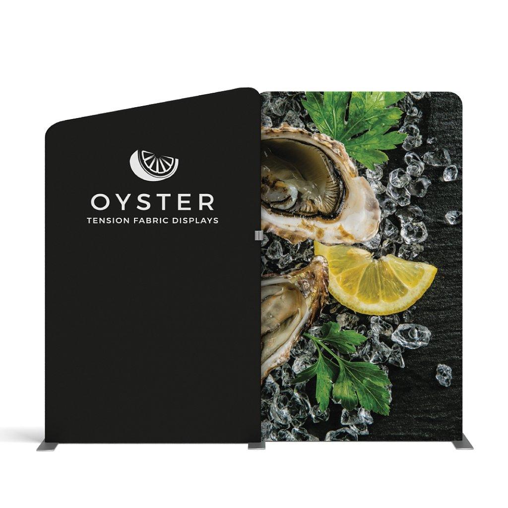 Waveline Oyster-B Display (Graphics Only) - TradeShowPlus