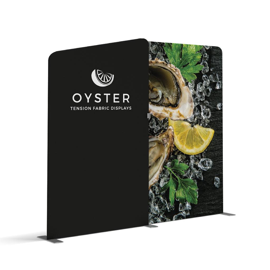 Waveline Oyster-B Display (Graphics Only) - TradeShowPlus