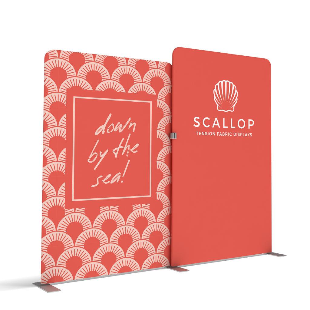 Waveline Scallop-A Display (Graphics Only) - TradeShowPlus