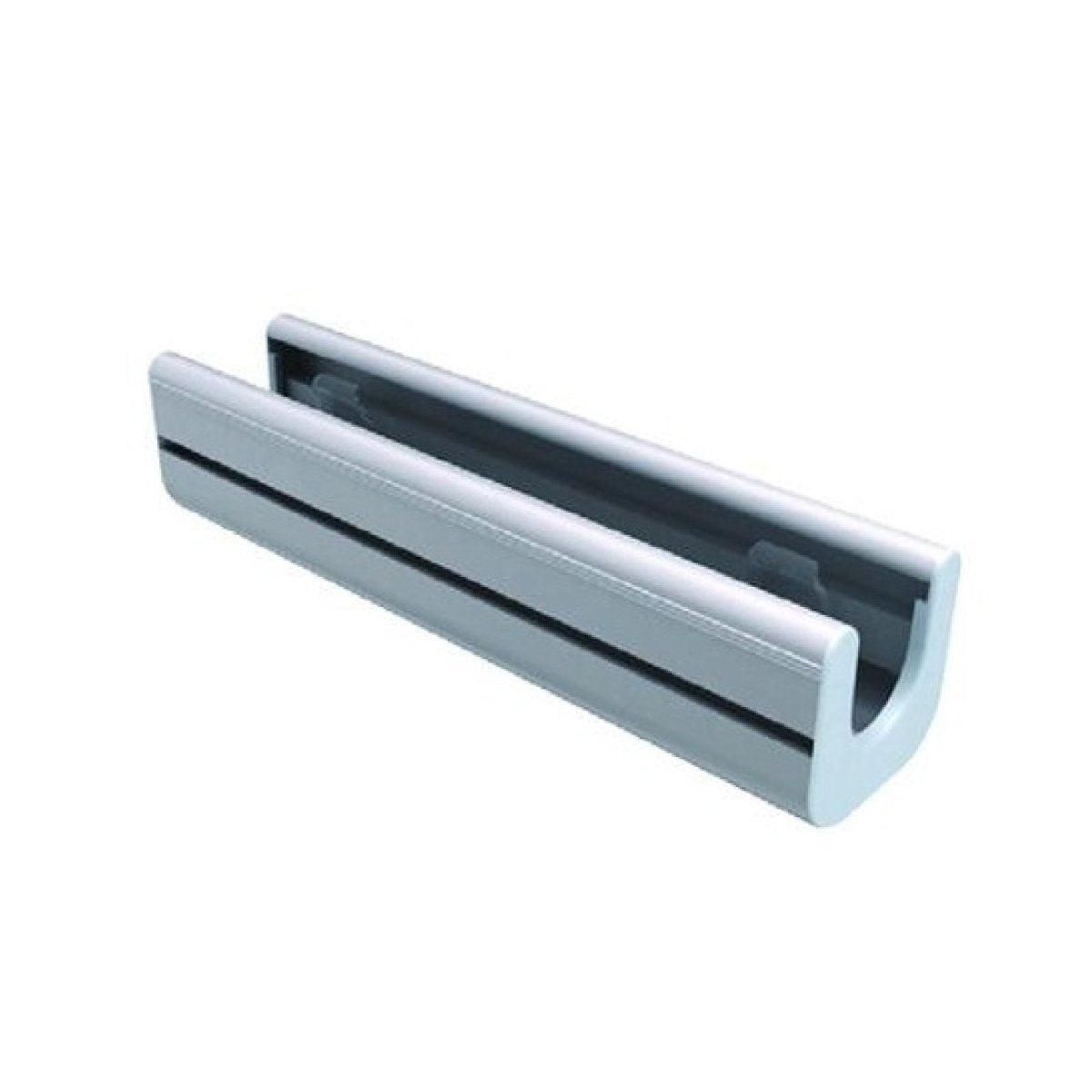 U-shaped connector for modular trade show displays and exhibition booth setups