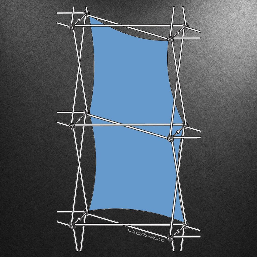 Xclaim (1x2 Quad) Single Twist Fabric Graphic - TradeShowPlus