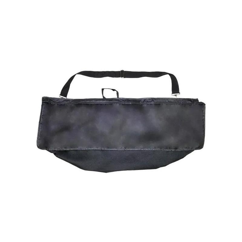 Soft case with adjustable strap designed for protecting and transporting trade show displays