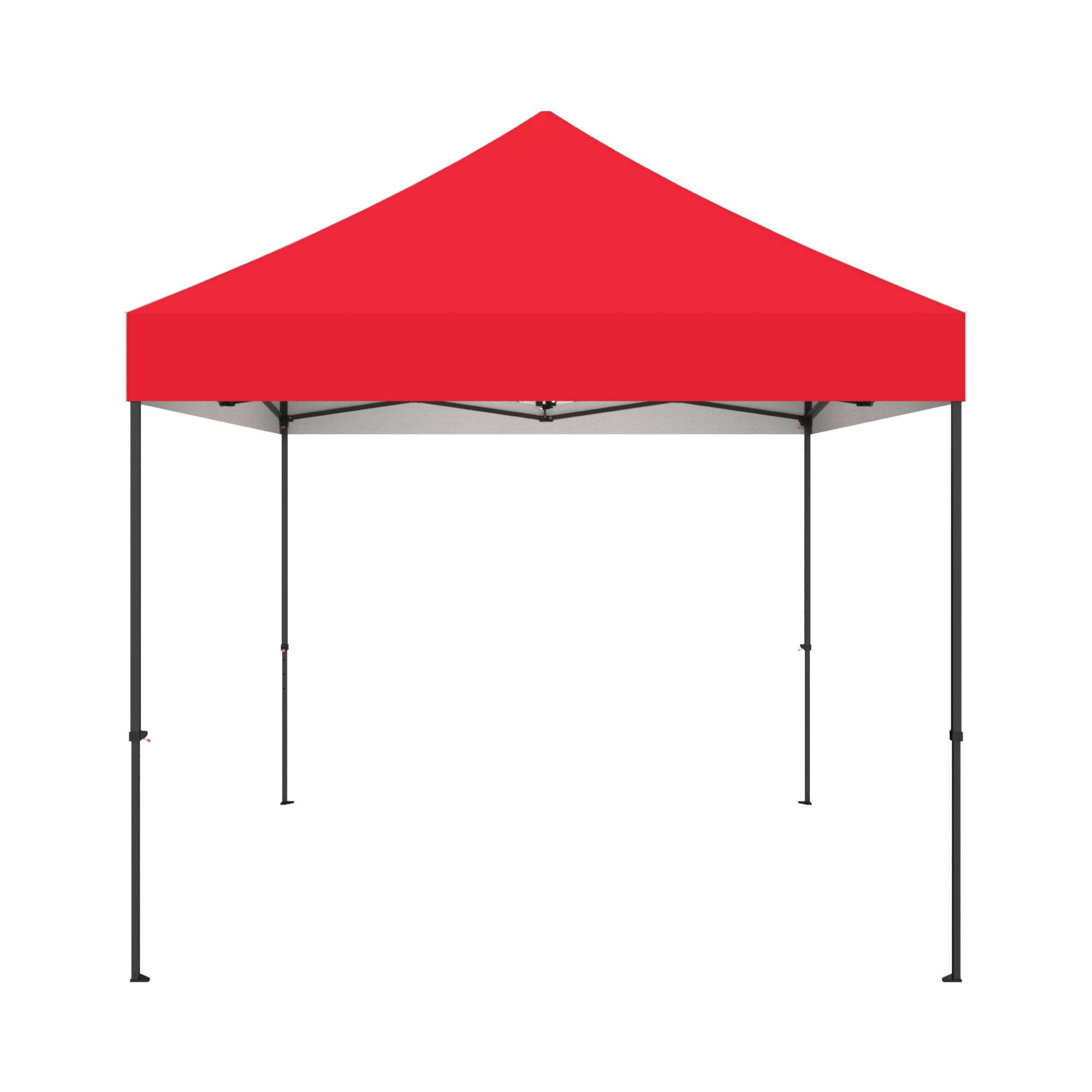 Economy pop-up tent with adjustable frame, ideal for trade shows and special events shelter