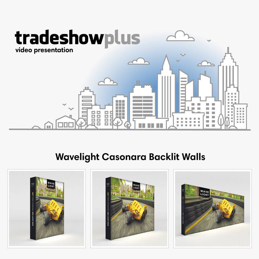 Wavelight Casonara Backlit Wall Display Video - TradeShowPlus