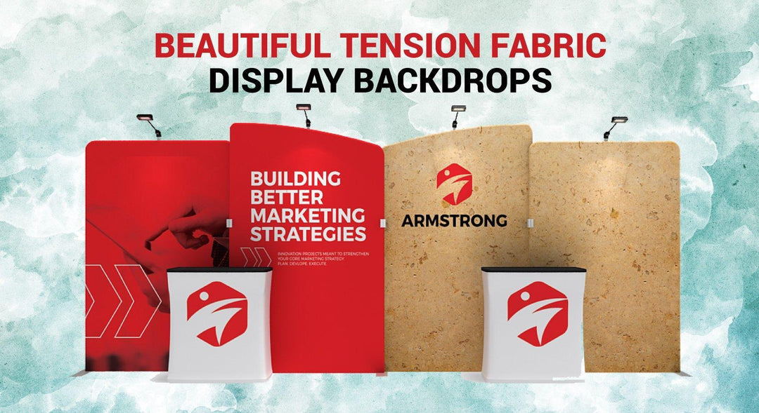 Beautiful Tension Fabric Display Backdrops - TradeShowPlus