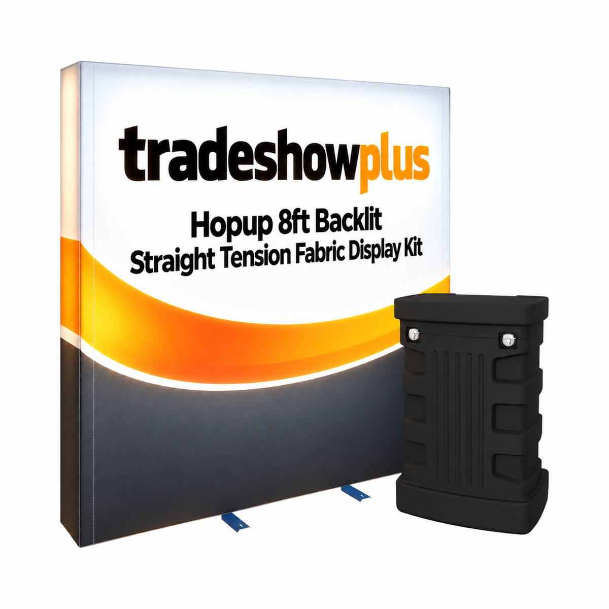 Hopup 8ft Backlit Straight Tension Fabric Display Kit