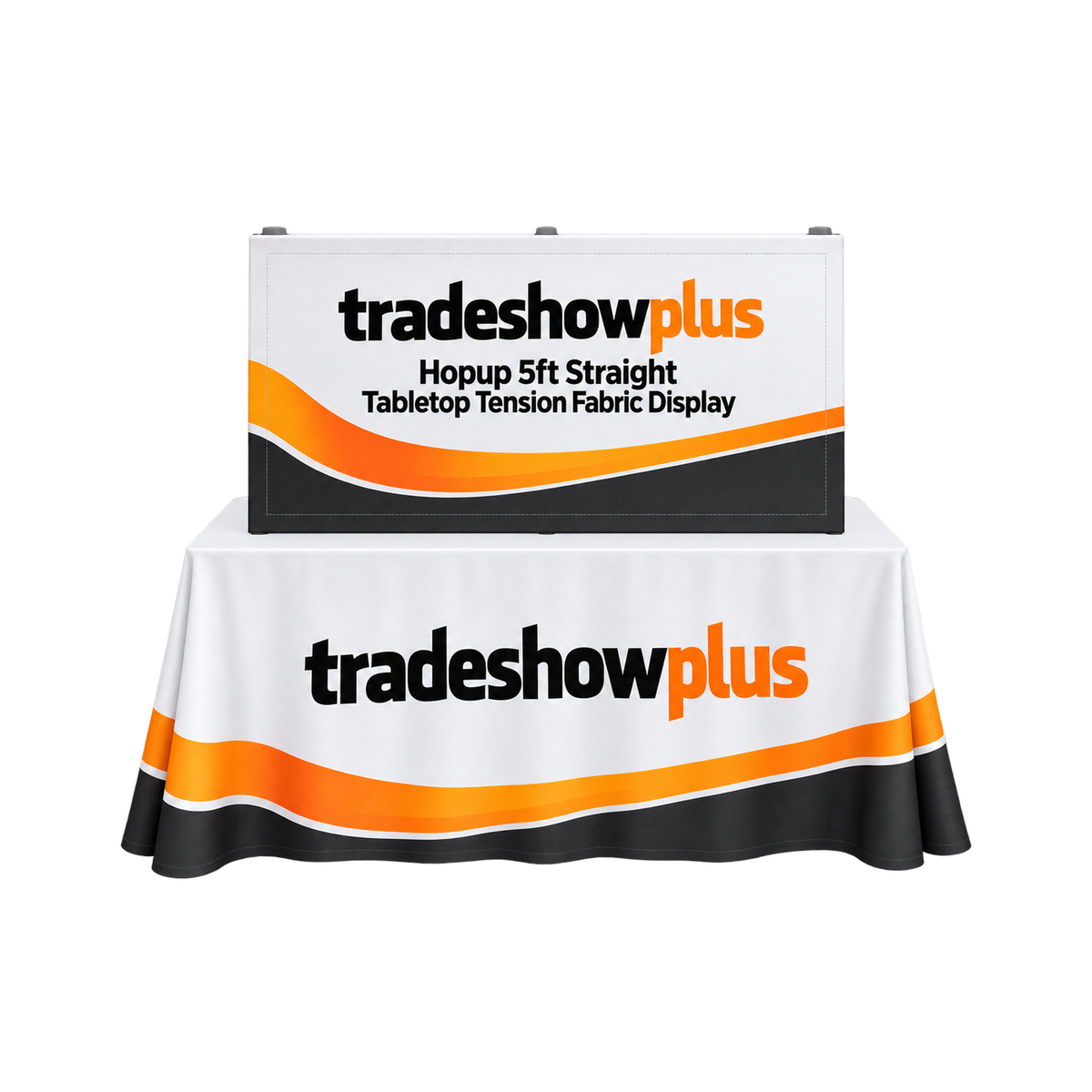 Hopup 5ft Straight Tabletop Tension Fabric Display