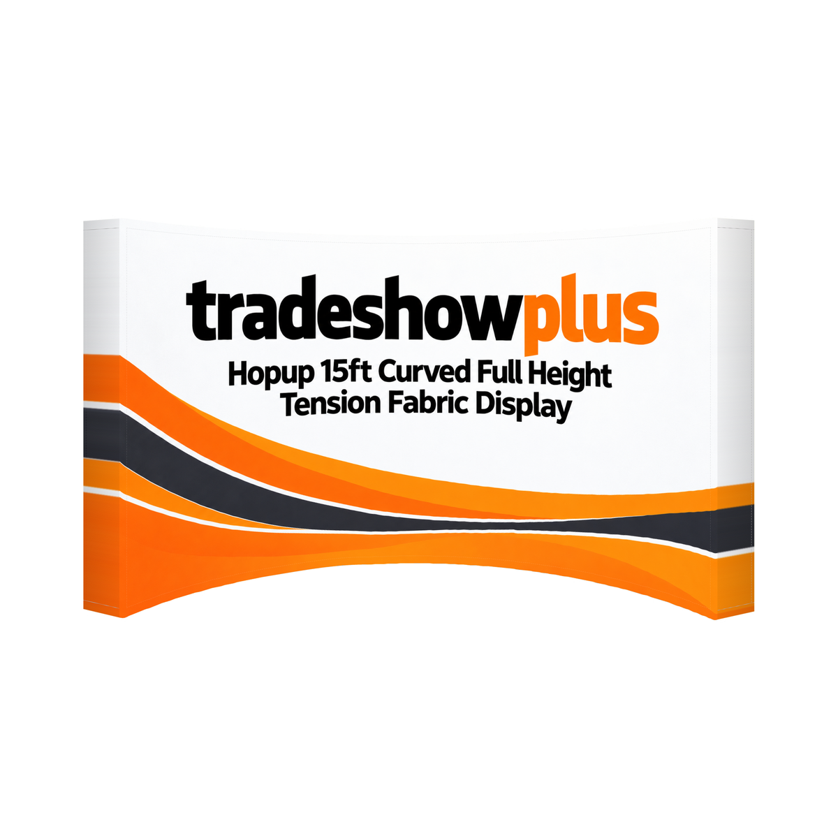 Hopup 15ft Curved Full Height Tension Fabric Display