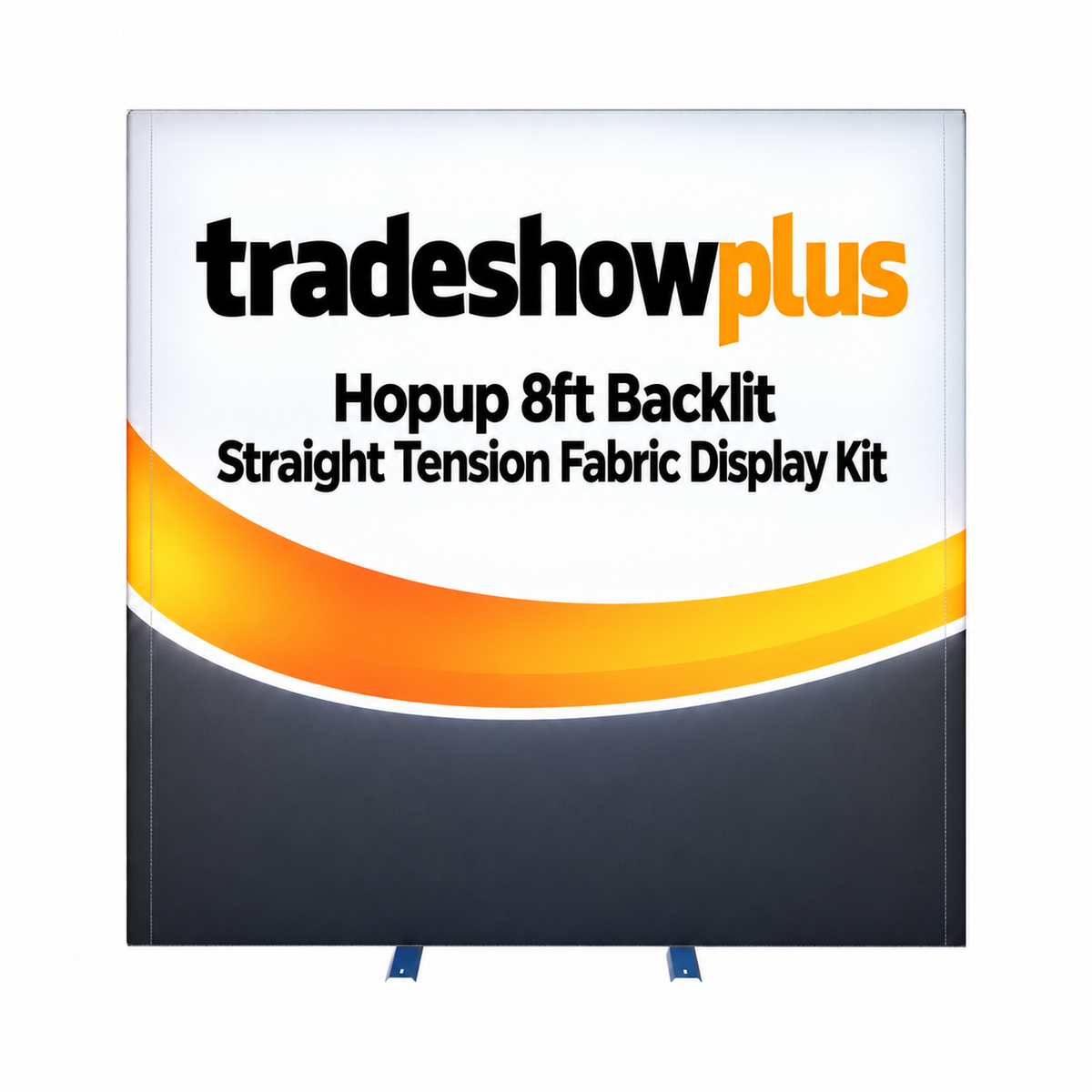 Hopup 8ft Backlit Straight Tension Fabric Display Kit