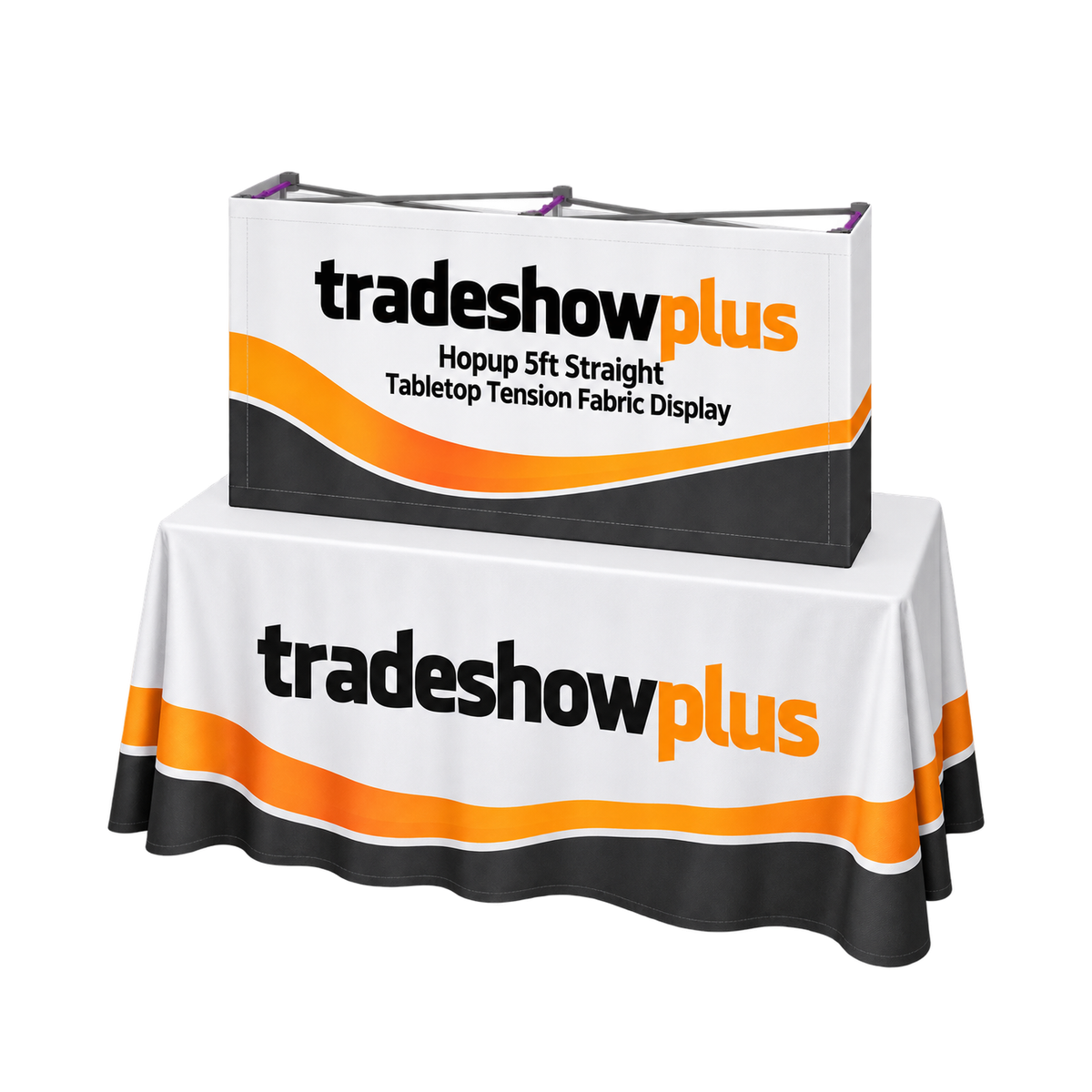 Hopup 5ft Straight Tabletop Tension Fabric Display
