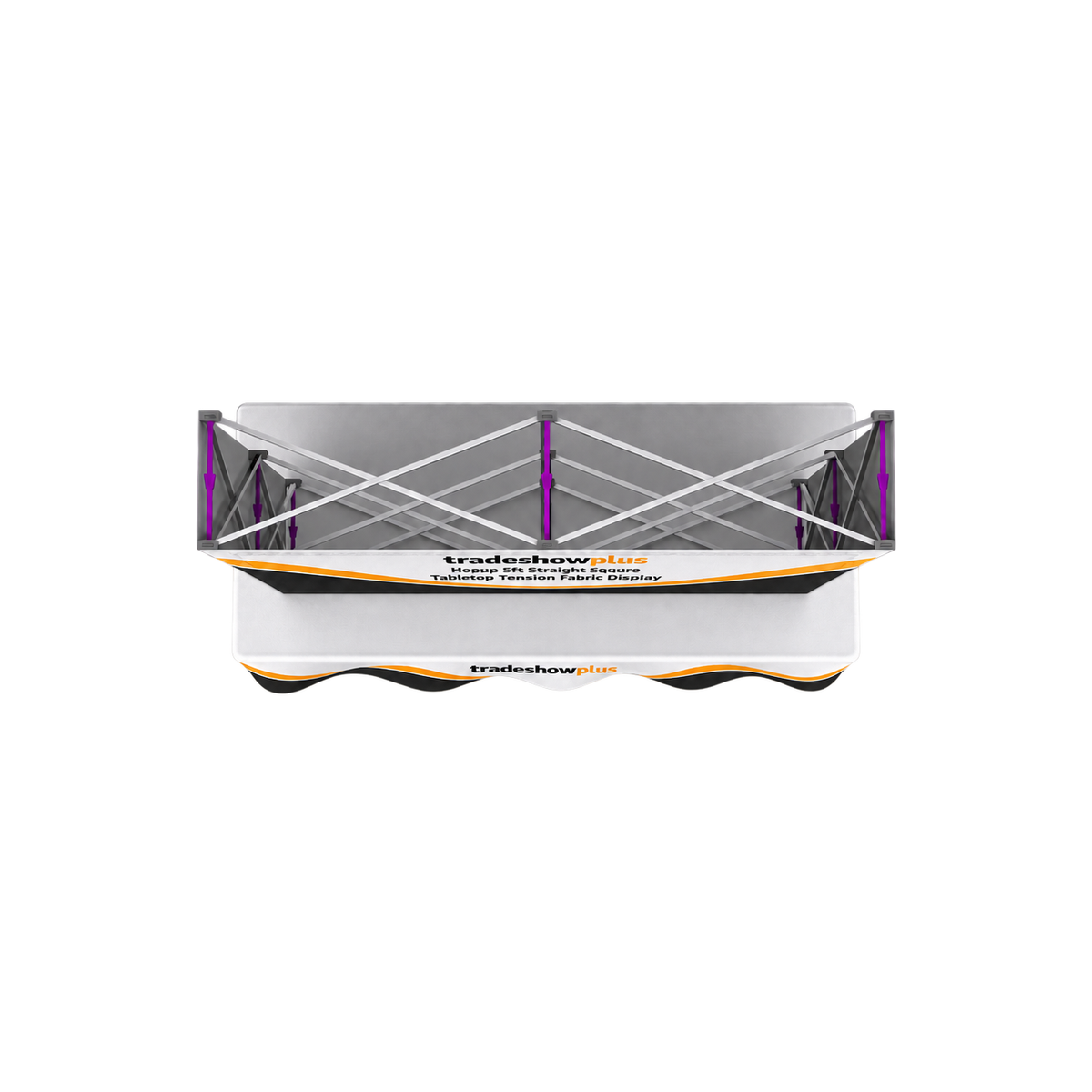Hopup 5ft Straight Square Tabletop Tension Fabric Display
