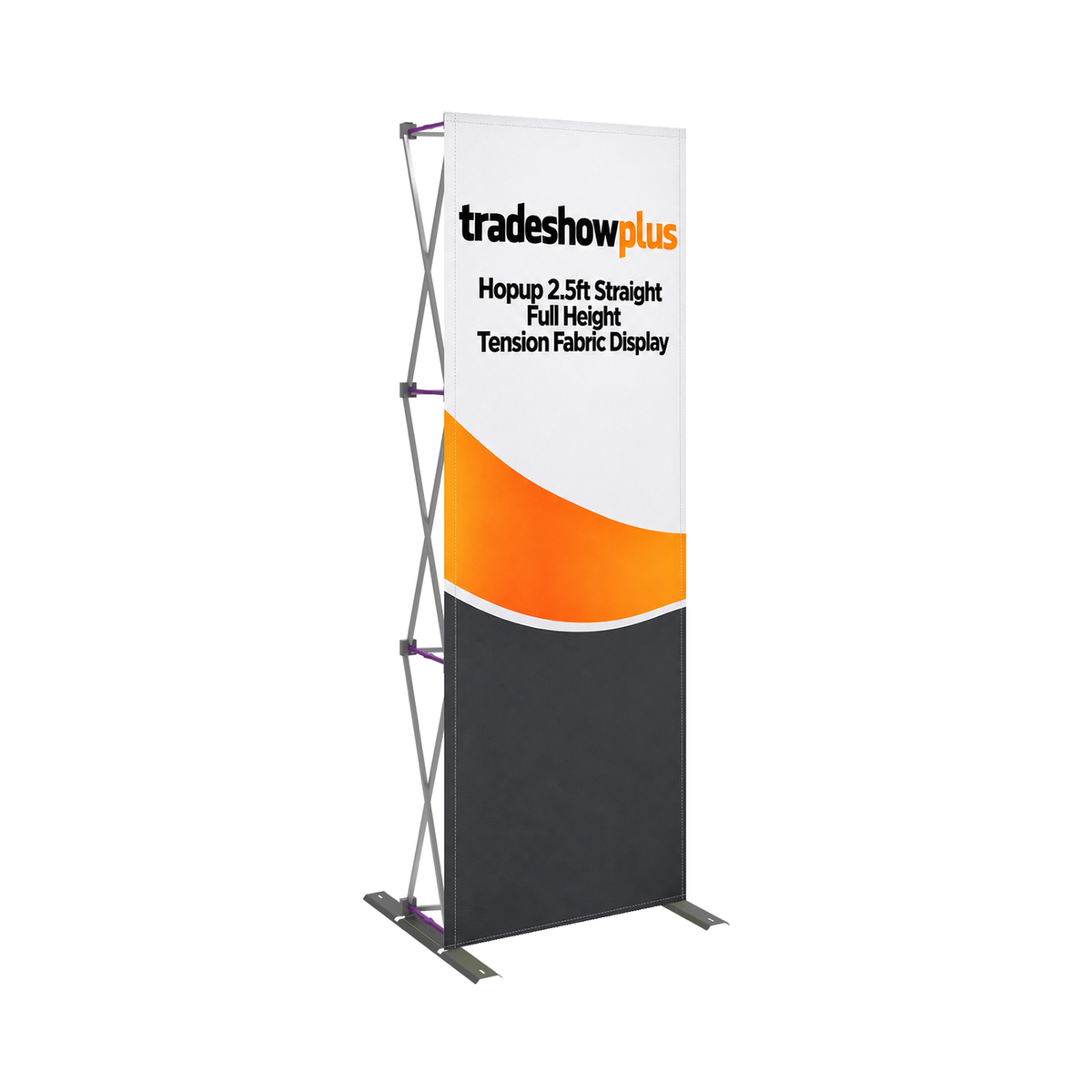 Hopup 2.5ft Straight Full Height Tension Fabric Display