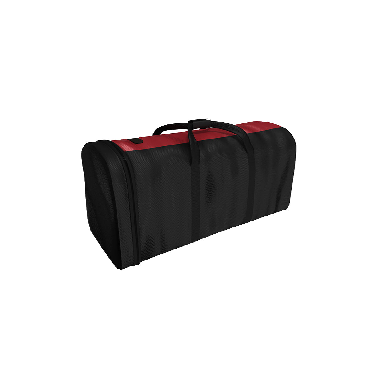 Curved carrying bag designed for trade show displays and special event equipment