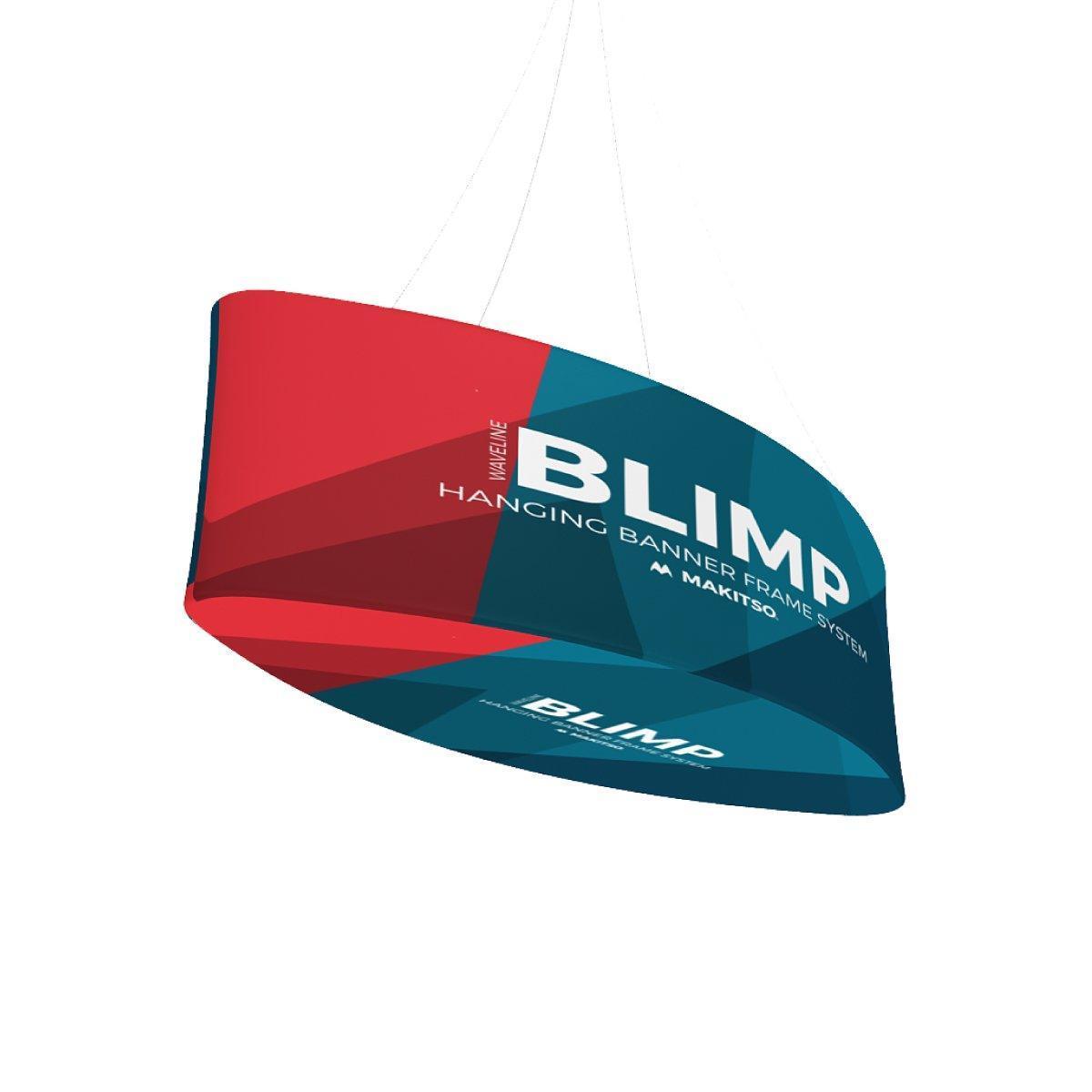 10ft Blimp Ellipse Hanging Display - TradeShowPlus