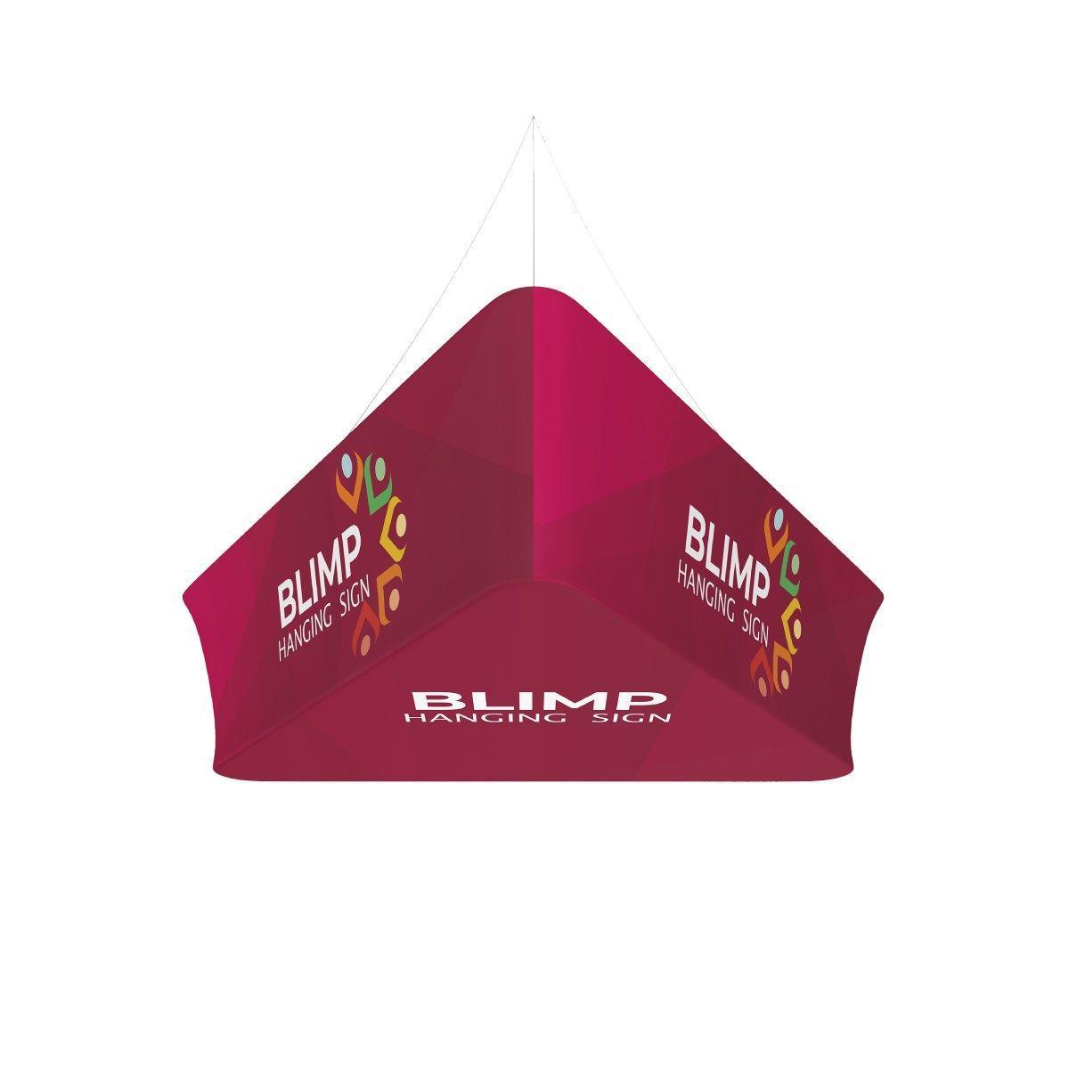 10ft Blimp Tapered Trio Hanging Display - TradeShowPlus