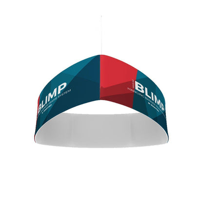 10ft Blimp Trio Curved (Graphics) - TradeShowPlus