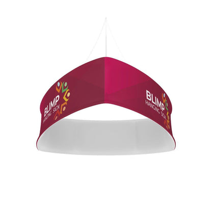 10ft Blimp Trio Curved Hanging Display - TradeShowPlus