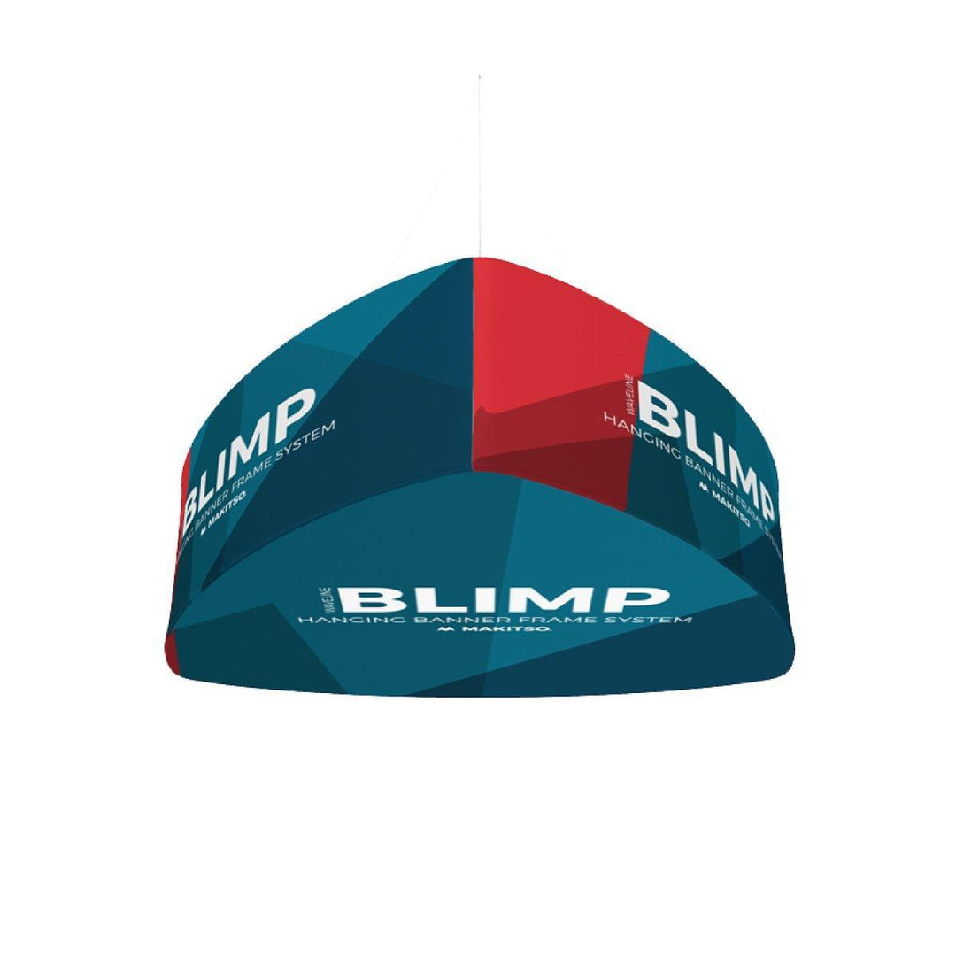 10ft Blimp Trio Curved Hanging Display - TradeShowPlus