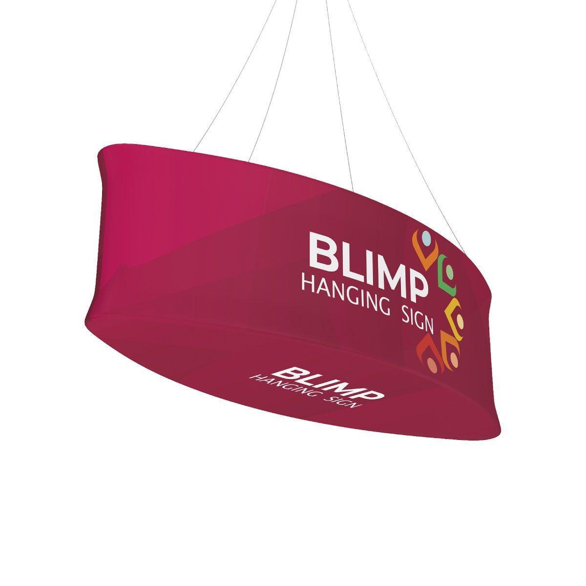 12ft Blimp Ellipse Hanging Display - TradeShowPlus