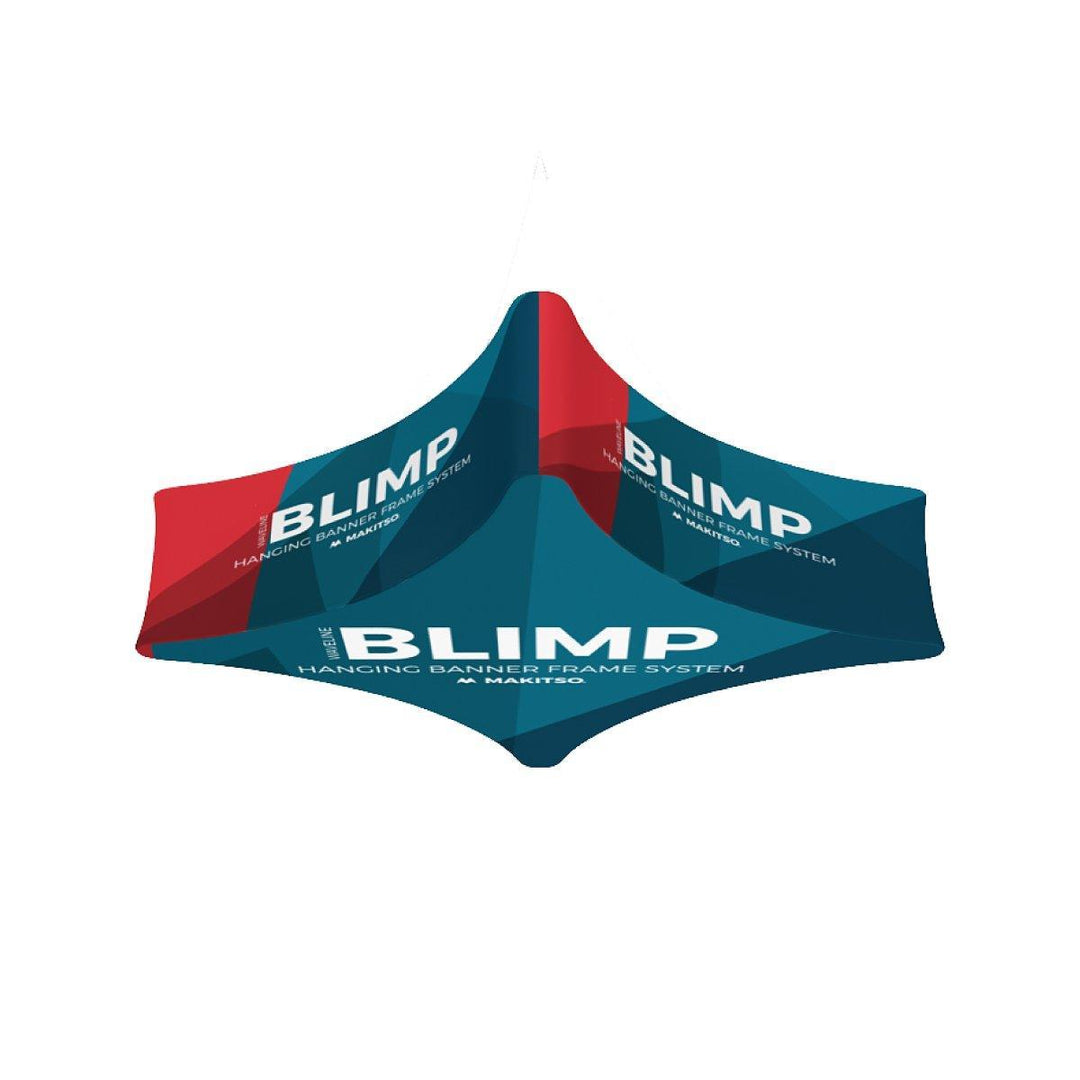 12ft Blimp Quad Curve (Graphics) - TradeShowPlus