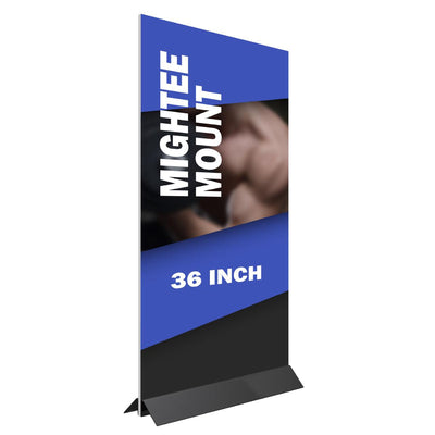 36 inch Mightee Mount sign holder for trade shows, exhibitions, and special events