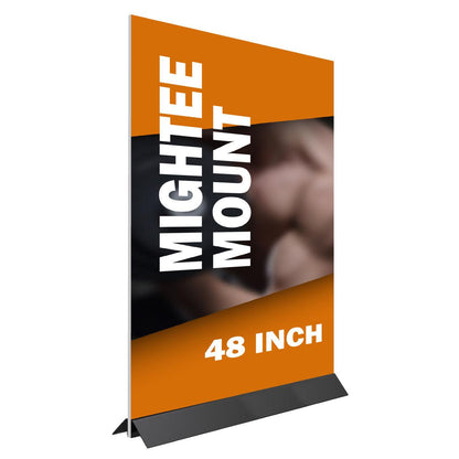 48 inch Mightee Mount sign holder for trade shows, exhibitions, and special events