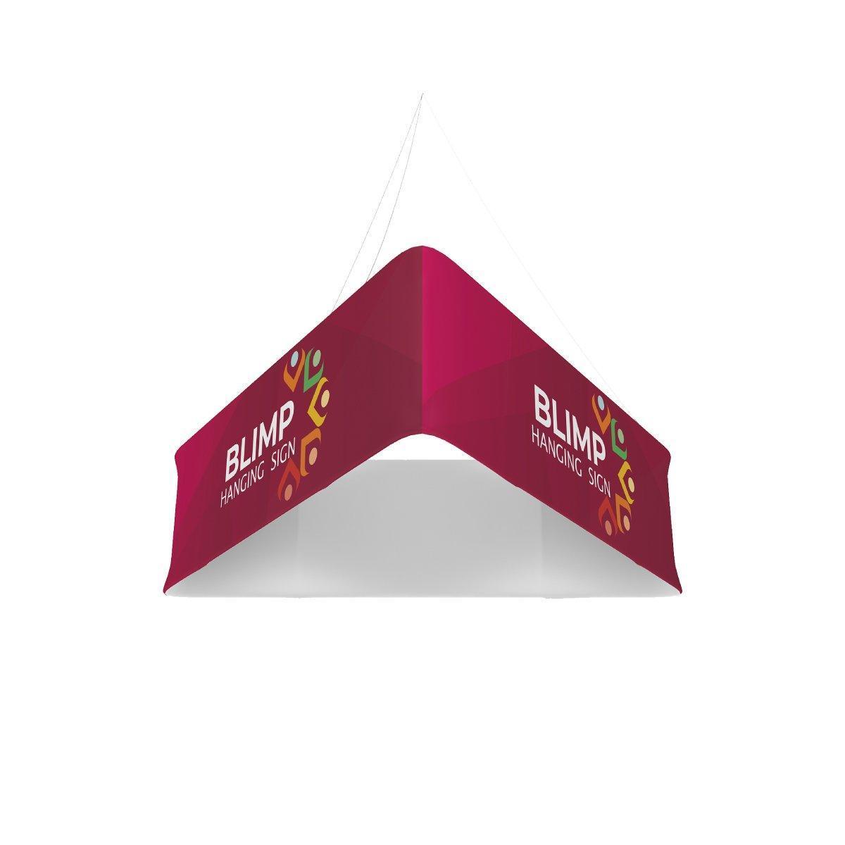 8ft Blimp Trio Hanging Display - TradeShowPlus