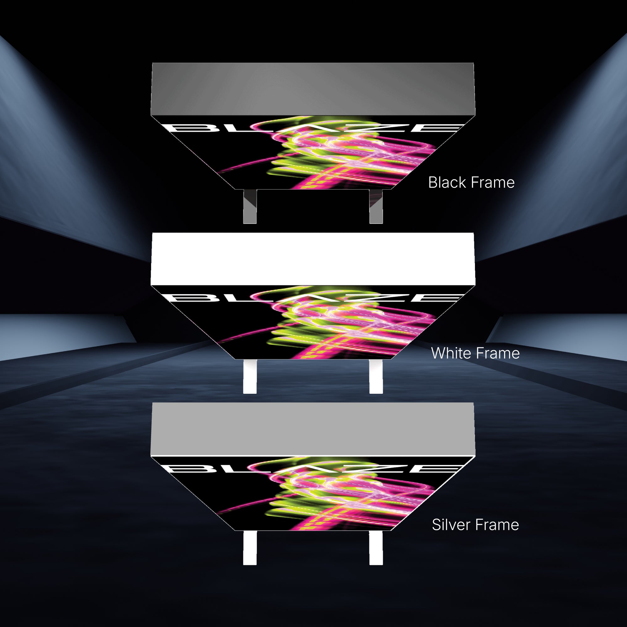 Blaze 3ft x 8ft Freestanding Light Box Display