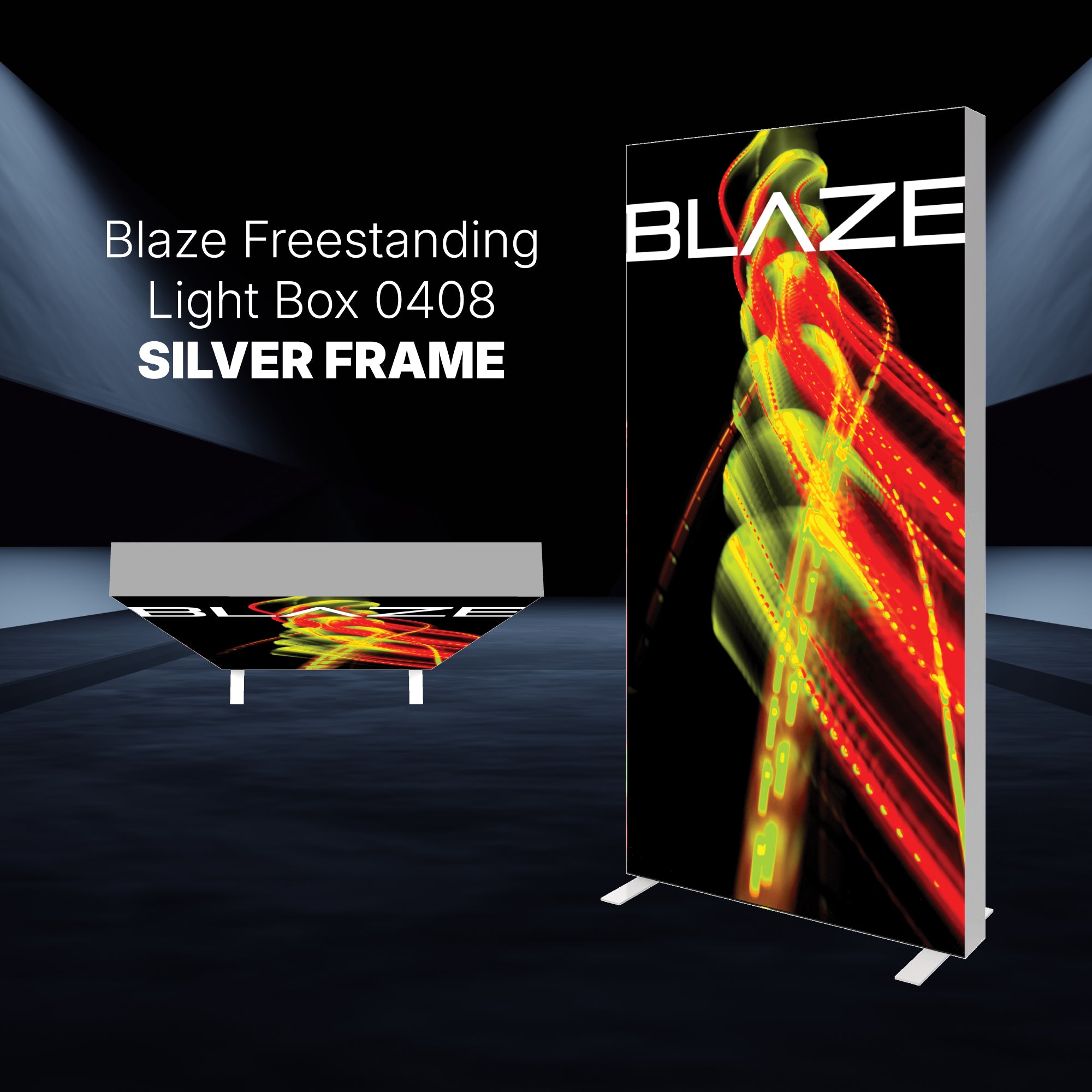 Blaze 4ft x 8ft Freestanding Light Box Display