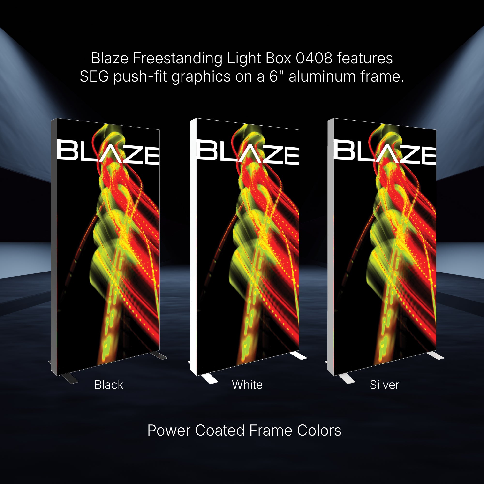 Blaze Light Box 0408 - Freestanding