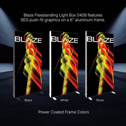 Blaze 4ft x 8ft Freestanding Light Box Display