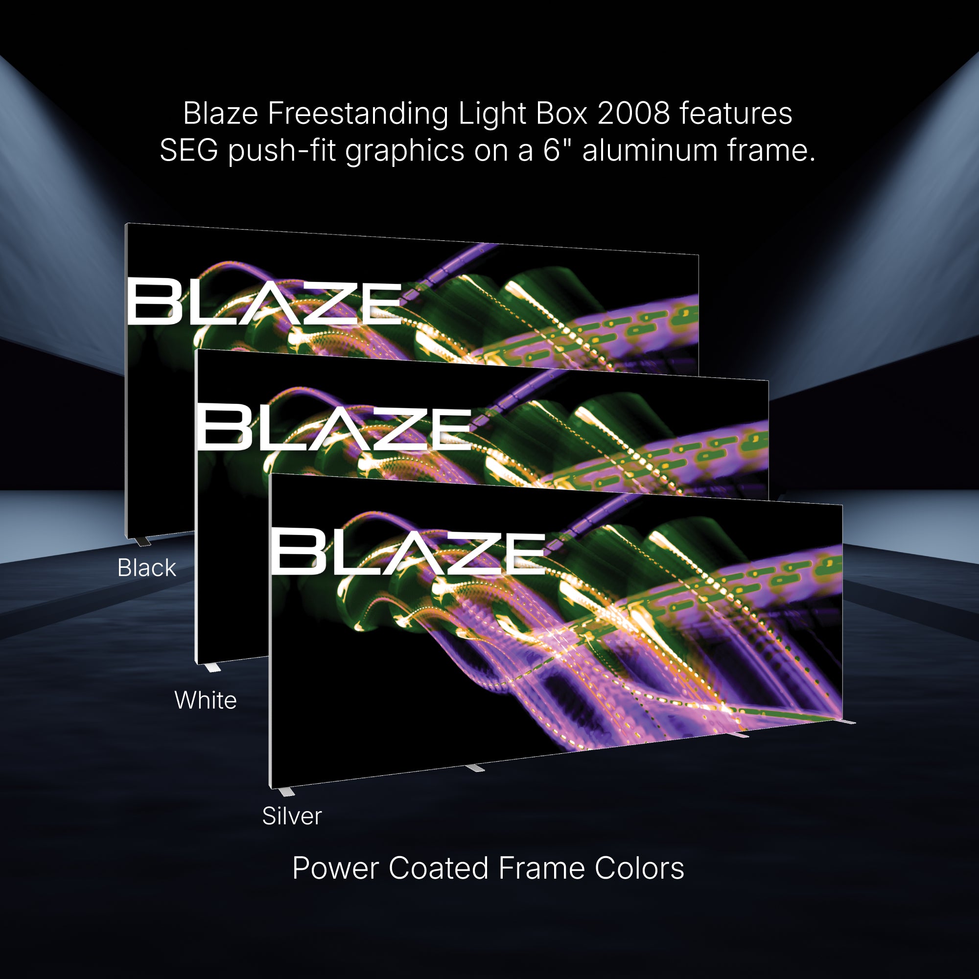 Blaze 20ft x 8ft Freestanding Light Box Display