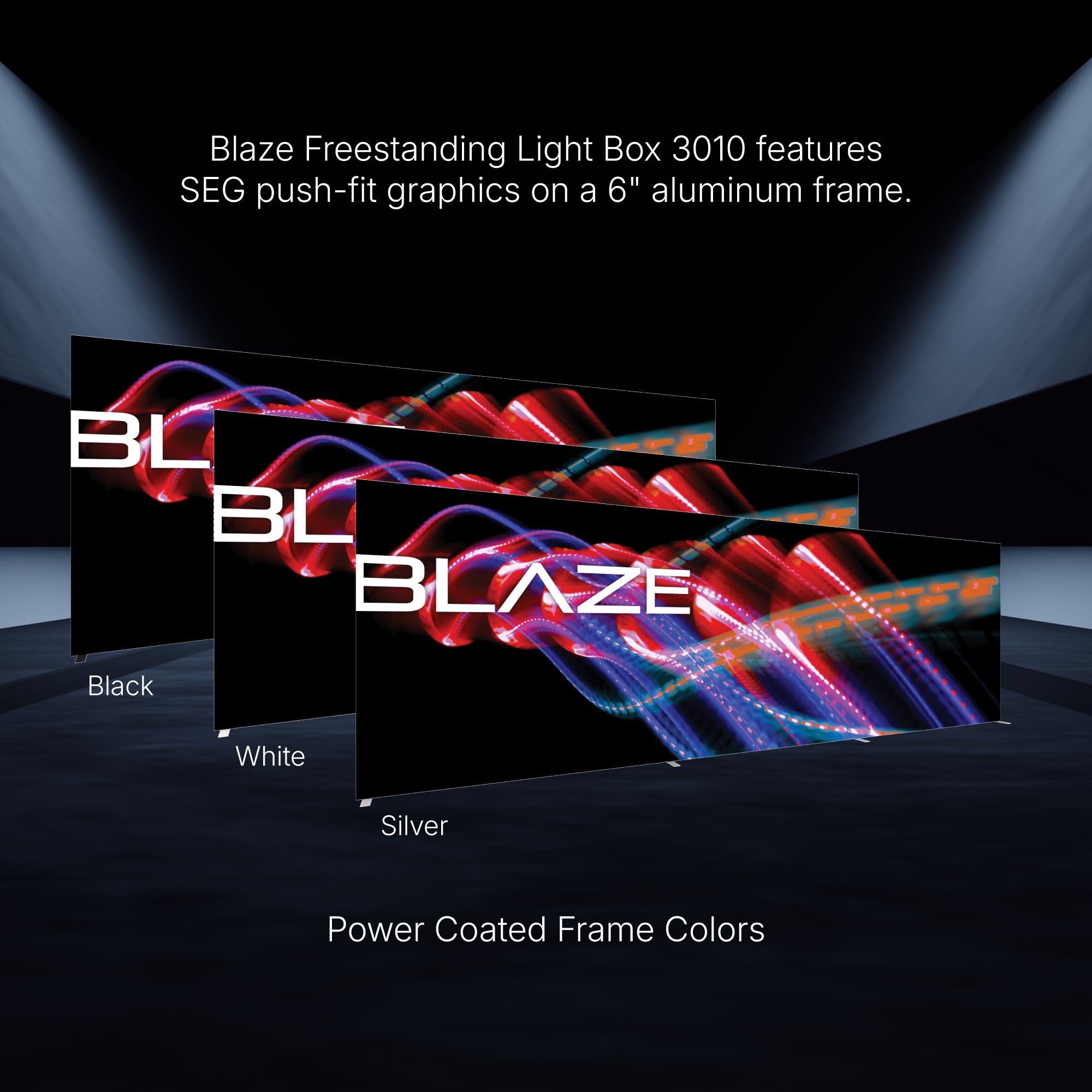 Blaze 30ft x 10ft Freestanding Light Box Display