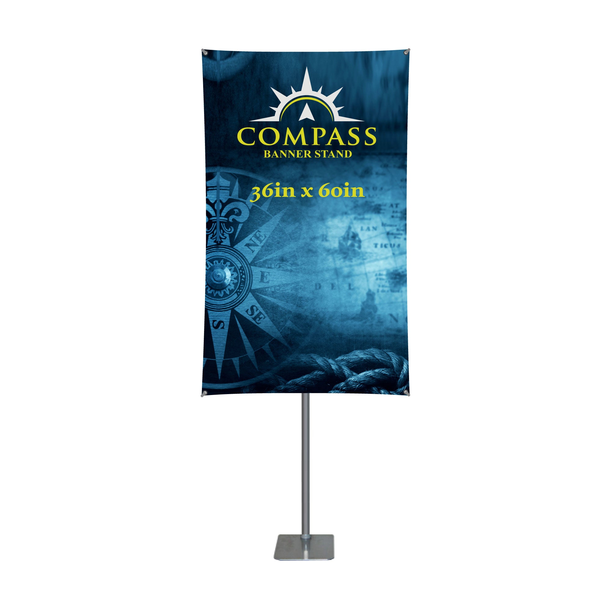 Compass 60in x 36in Banner Stand