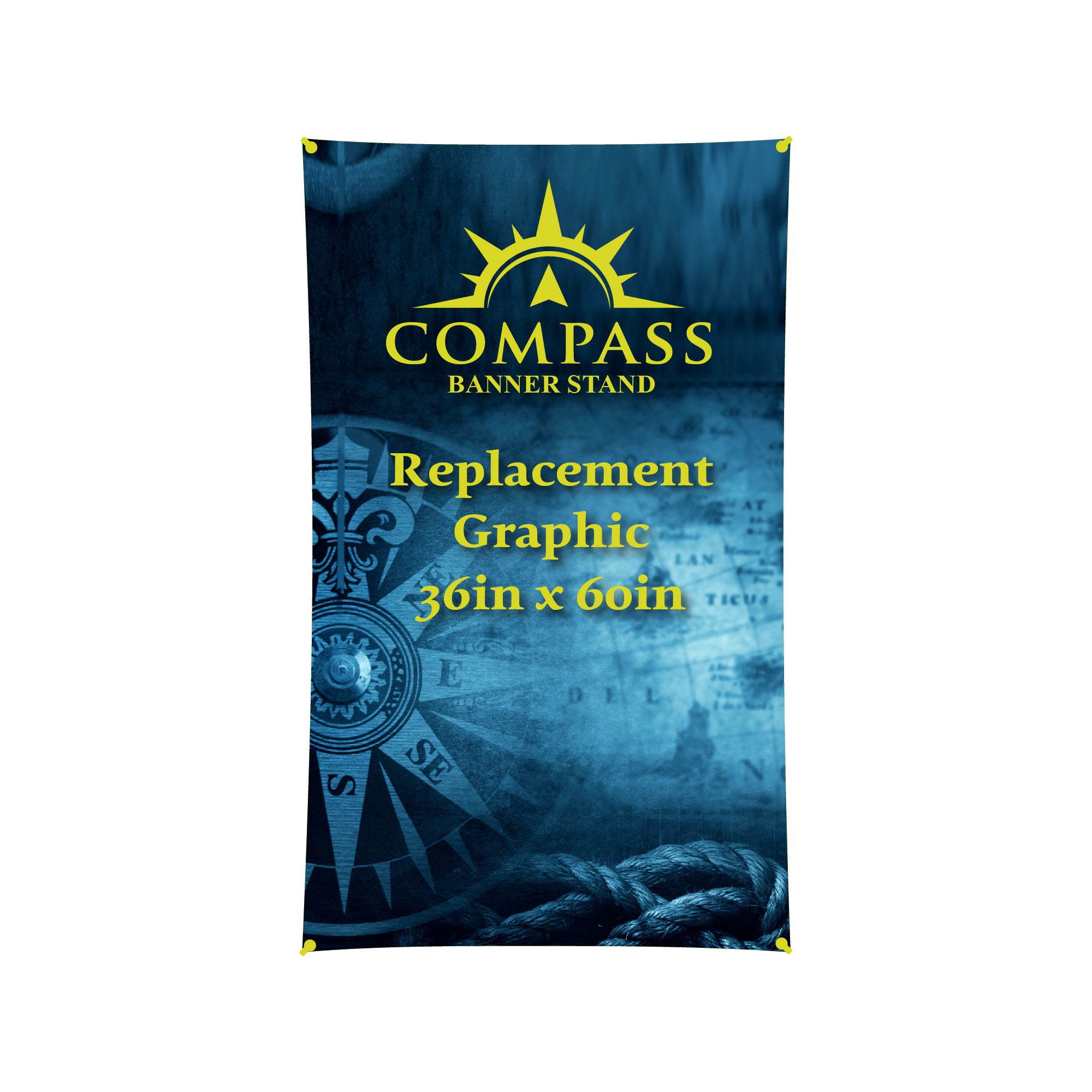 Compass 60in x 36in Banner Stand