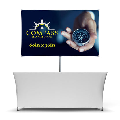 Compass 60in x 36in Banner Stand