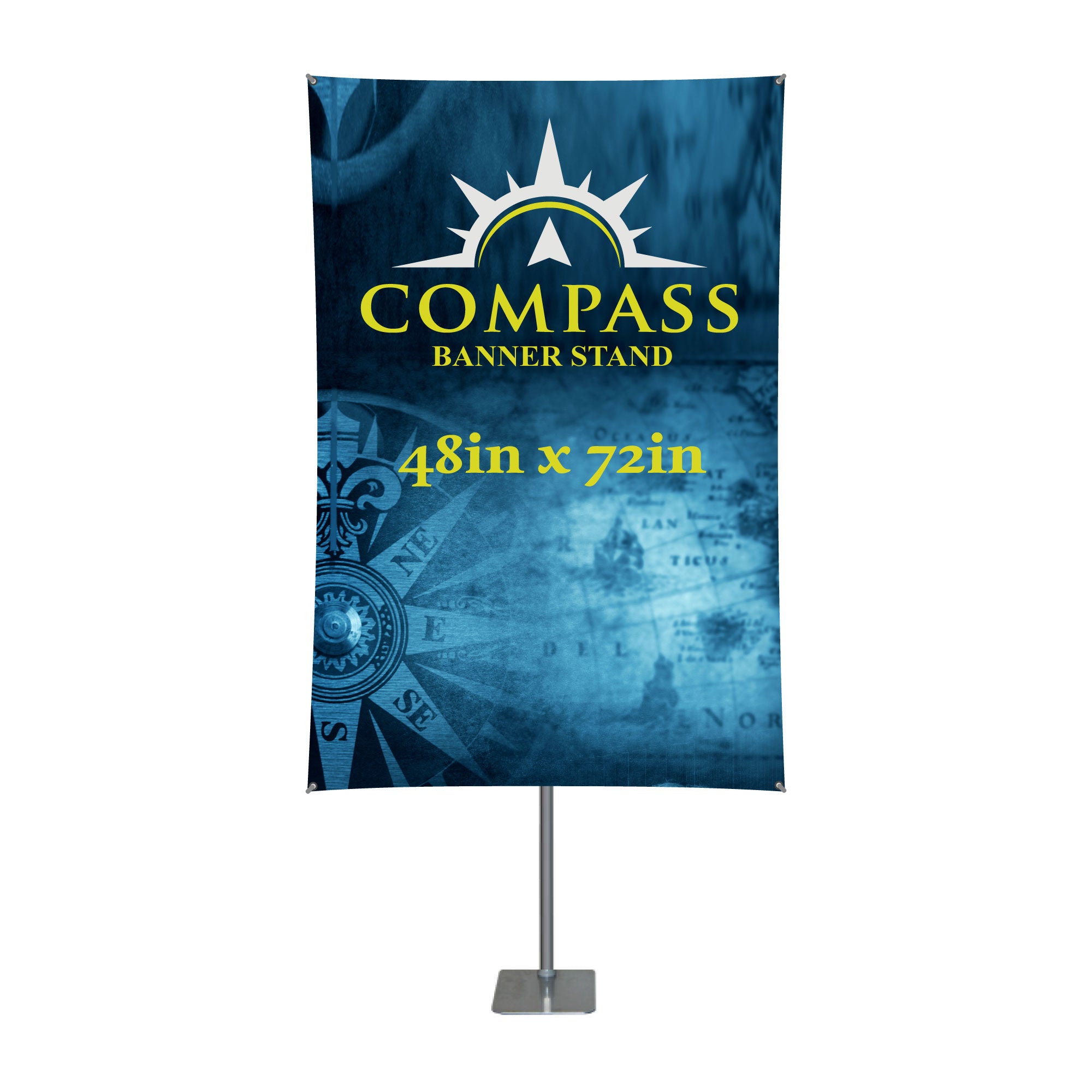 Compass 72in x 48in Banner Stand