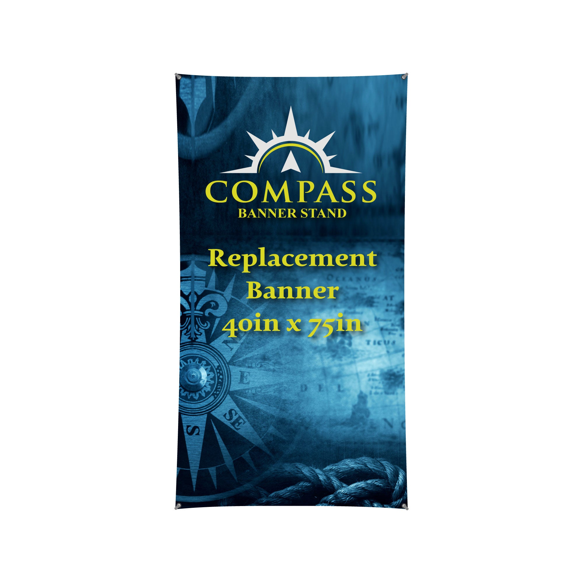Compass 75in x 40in Banner Stand