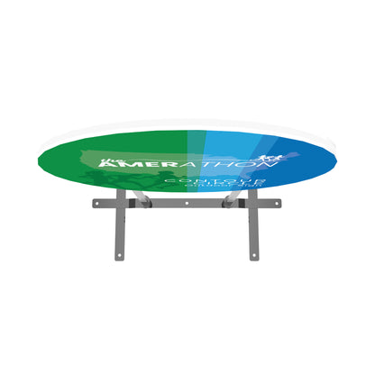 Contour Circle Outdoor Sign - Plate Base